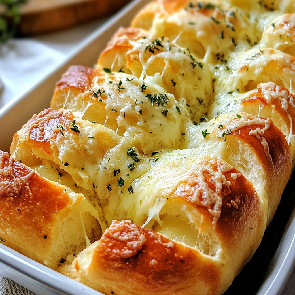 Cheesy Garlic Pull-Apart Bread Irresistible Delight