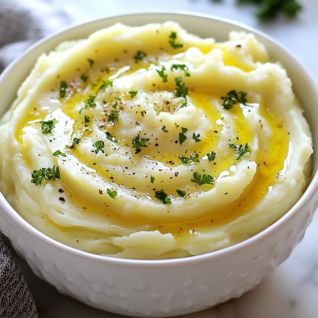 Garlic Parmesan Mashed Potatoes Creamy and Flavorful Dish