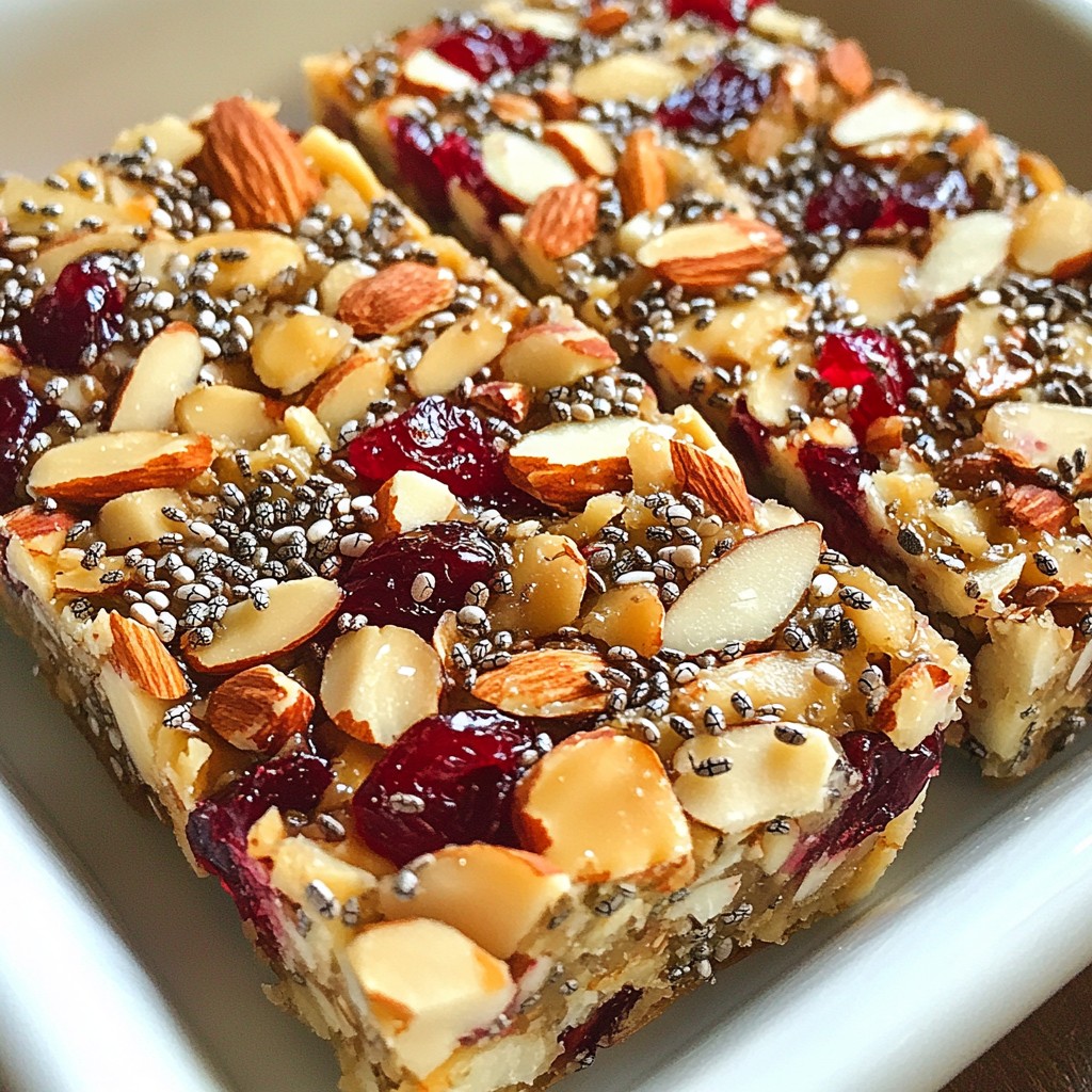 Cranberry Almond Energy Bars for a Healthy Snack