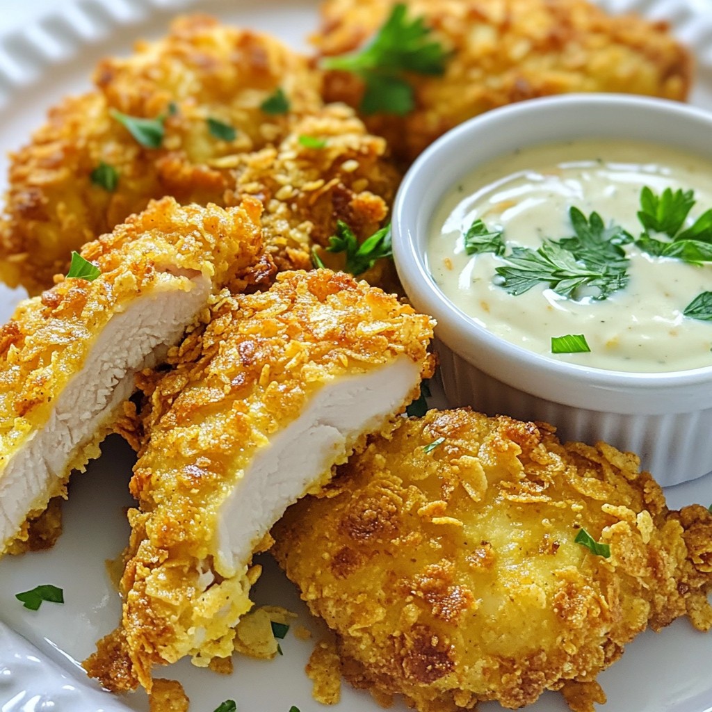 Crispy Cornflake Chicken Flavorful and Easy Recipe