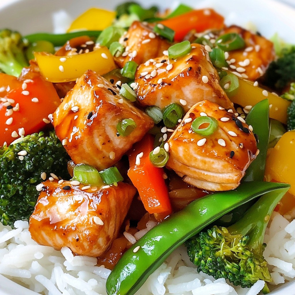 Teriyaki Salmon Stir Fry Quick and Tasty Meal