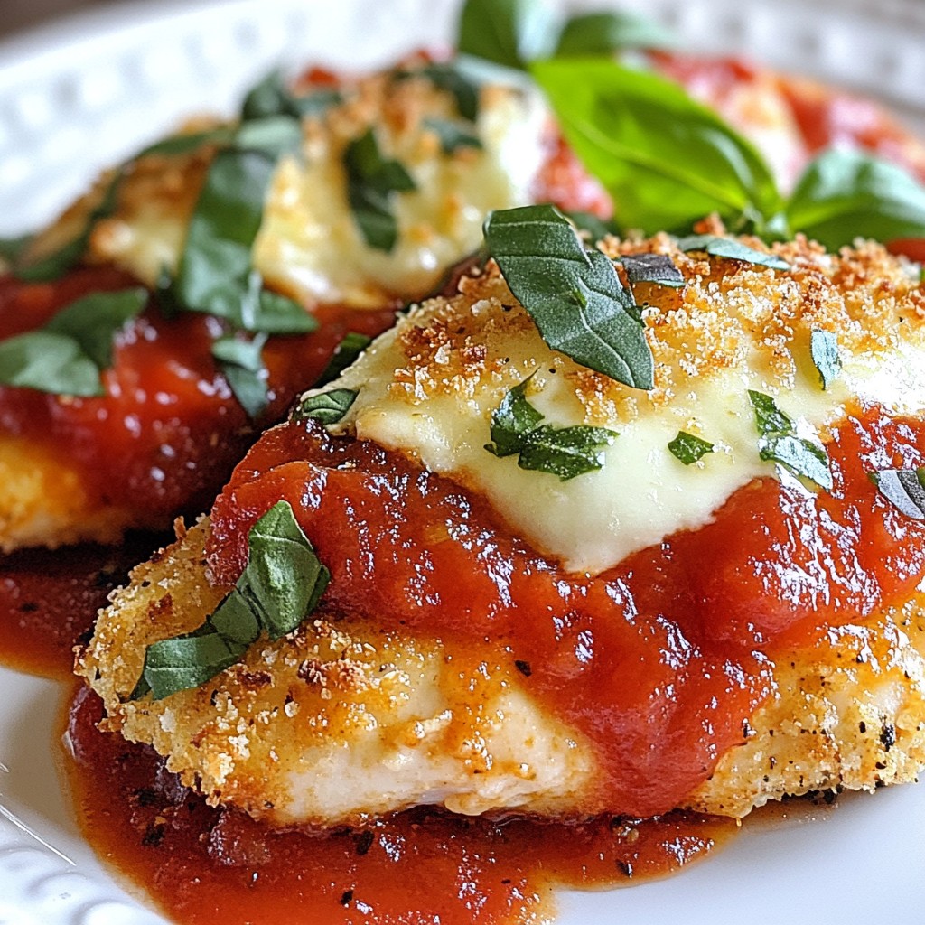 Panko Crusted Chicken Parmesan Savory Dinner Delight