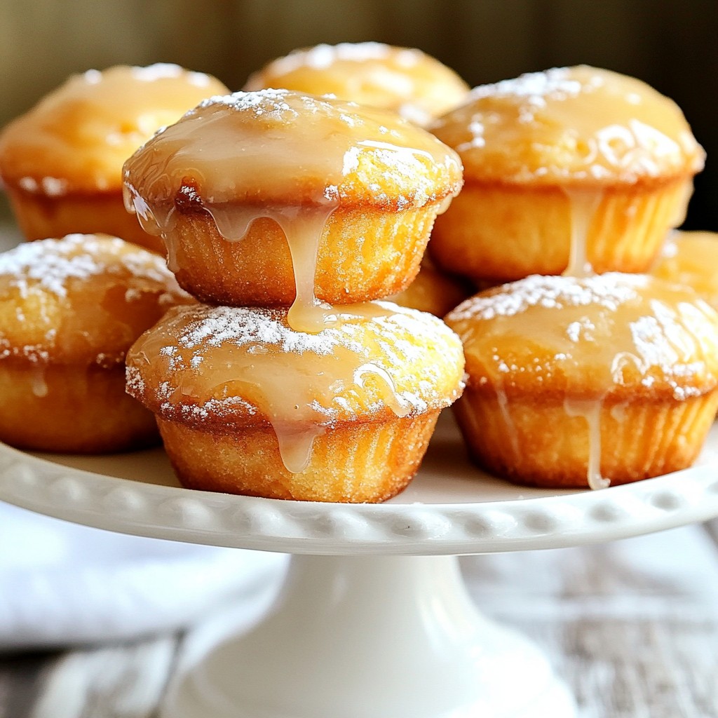 Maple Glazed Donut Muffins Soft and Flavorful Treat
