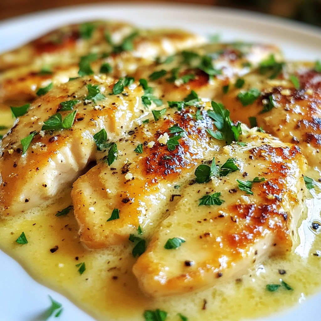 Creamy Garlic Parmesan Chicken Savory Dinner Delight